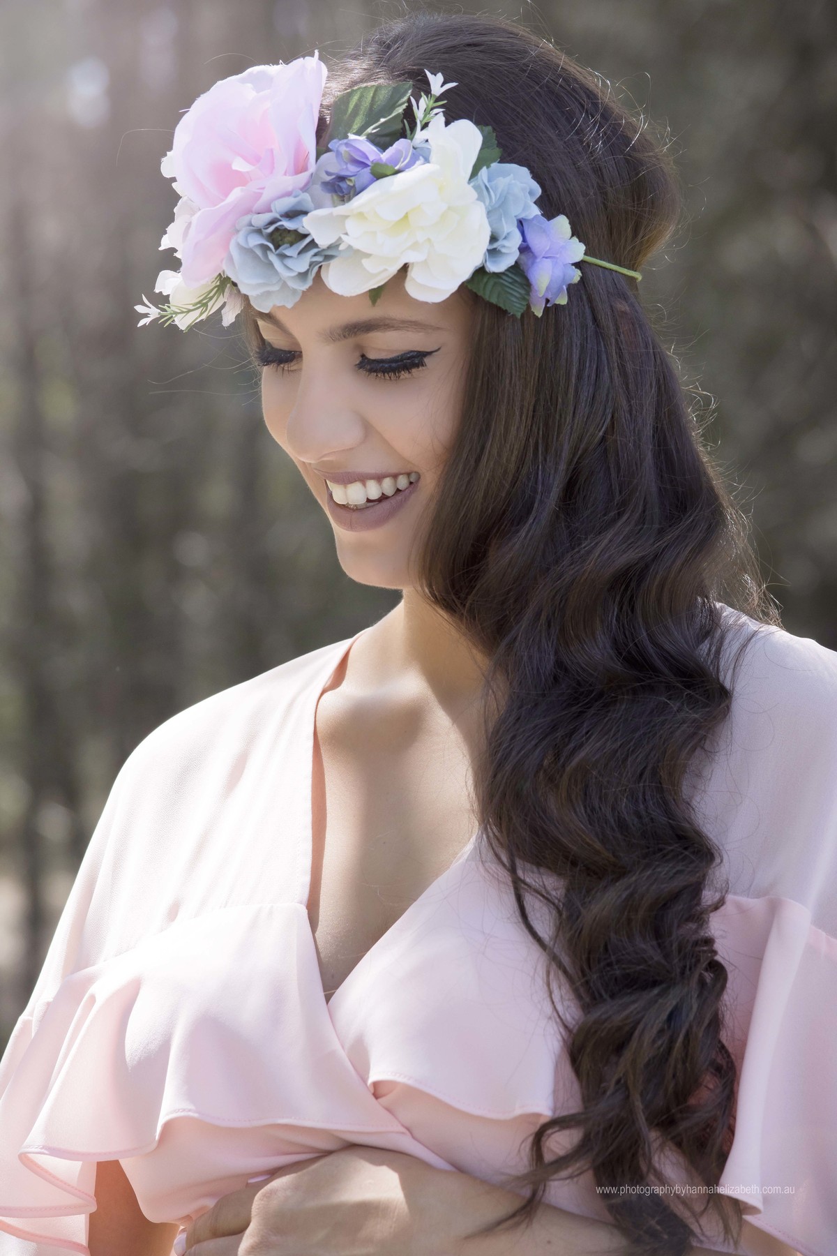 Maternity session with the family botanical gardens